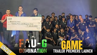 UNCUT  Fau G Domination Game Trailer Premiere Launch  Akshay Kumar Top Gaming Influencer [upl. by Jaf]