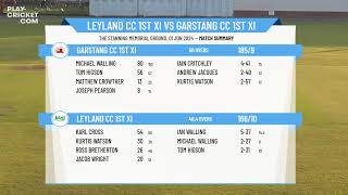 Leyland CC 1st XI v Garstang CC 1st XI [upl. by Ziana]