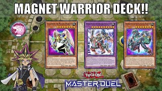 Best Magnet Warrior Deck  Crushing Meta  YuGiOh Master Duel [upl. by Idnym609]