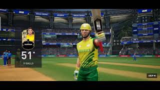 INDIA VS SOUTH AFRICA  5 OVERS WORLD TOUR  DIFFICULTY HARD  DREAM CRICKET 25 [upl. by Noislla]