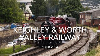 Keighley amp Worth Valley Railway 13082024 [upl. by Ynaffet]