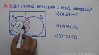 SIMPLIFICACIÓN DE CONJUNTOS Y REGIONES SOMBREADAS DE CONJUNTOS  ¡Súper Fácil [upl. by Quintin]