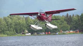 Alaska Seaplanes Taking off Landing amp Flying [upl. by Courtund]