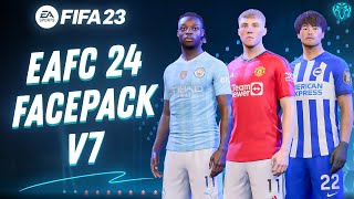 FC 24 FacePack V7 For FIFA23 FREE  Tutorial  TU171 [upl. by Irac]