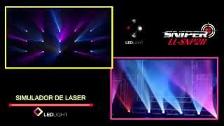 MAK AUDIO SNIPER 2R LED LIGHT LLLSNP2R 3IN1BEAMSCANNERSIMULADOR DE LASER [upl. by Siseneg279]