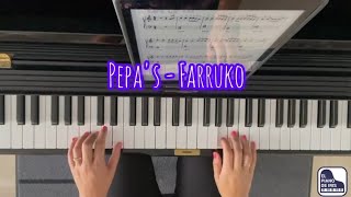 Pepas  Farruko Partituras fáciles piano [upl. by Kelila658]