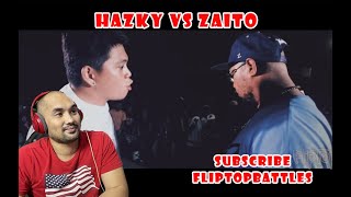 HAZKY VS ZAITO  REACTION HINDI REVIEW [upl. by Dray437]