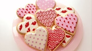 How To Decorate Cookies for Valentines Day [upl. by Earal]