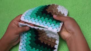 COMO UNIR LOS CUADROS TEJIDOS A CROCHET PARA UNA COLCHA [upl. by Florencia701]