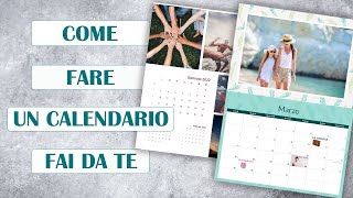 Come fare un calendario fai da te con Foto Festività e tanto altro [upl. by Nebur]