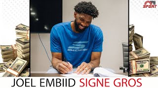 LES DETAILS DE LA PROLONGATION RECORD DE JOEL EMBIID [upl. by Lalage]