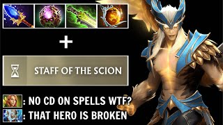 NEW IMBA STAFF OF THE SCION  OC Skywrath Mage NonStop Spell Cast Crazy Burst DMG vs Pro WR Dota 2 [upl. by Eiramit]