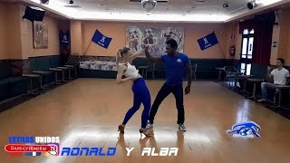 RONALD y ALBA Bachata Workshop Madrid Ephrem J  Solo 3X Sin tu amor [upl. by Airbmac936]