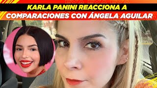 Karla Panini reacciona a comparaciones con Ángela Aguilar 👀🫣 [upl. by Nollie30]