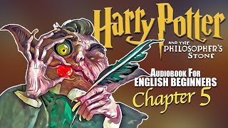 ⚡quotHARRY POTTER  Chapter 5 BOOK 1 🎧Audiobook🎧 in English for Beginners📚✨ [upl. by Ardnad]