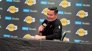 JJ Redick On Dalton Knecht’s HUGE Night In Lakers’ Win Over Jazz [upl. by Baal537]