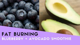 Blueberry  Avocado Fat Burning Smoothie Recipe [upl. by Juno481]