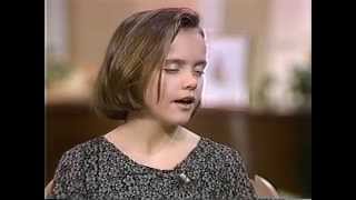 Christina Ricci interview 1991 11 years old [upl. by Nomzzaj553]