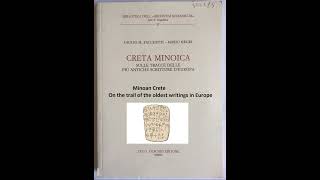 Minoan Crete  cuneiform history babylonian language science ancient ancienthistory [upl. by Anawot140]