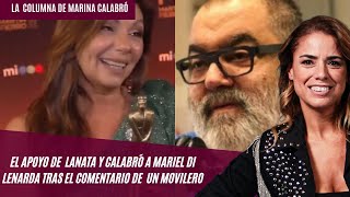 El apoyo de Jorge Lanata y Marina Calabró a Mariel Di Lenarda la columna de espectáculos [upl. by Angelo]