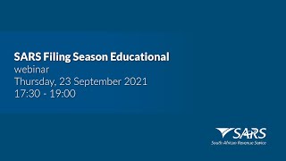 SARS Filing Season Educational Webinar [upl. by Namus]