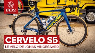 Le vélo Cervélo S5 de Jonas Vingegaard  Team Visma Lease a Bike [upl. by Adna483]