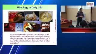 IMK209 Lecture 1 24th September 2012 — Rheological Properties of Food [upl. by Kendry]