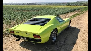 Lamborghini Miura history and drive review Mega sound [upl. by Adlay809]