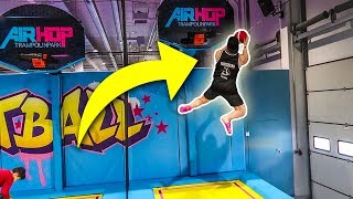 TRAMPOLIN BASKETBALL CHALLENGE [upl. by Korns]