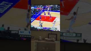 NYK TOWNS BURIES A THREE 127109 burning onfire omg cooking nba crazy team shorts [upl. by Elinnet]