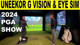 UNEEKOR G VISION amp EYE SIM FIRST LOOK at the 2024 PGA Merchandise Show [upl. by Louisa145]