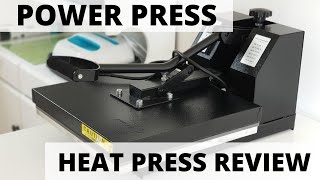 Power Press Heat Press Machine Review amp How To Use [upl. by Maye868]