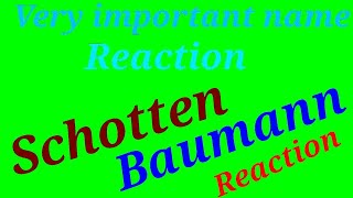 Schotten Baumann Reaction mechanism Neet iit Jee Mains Advanced 12th class by surendra Kumar [upl. by Penman]