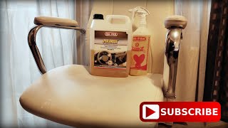 DIY Cleaning my leather office chair using MaFra Pulimax APC 120 dilution  Great Detailing Product [upl. by Cornish]