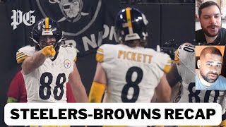 NFL Week 11 Steelers vs Browns reaction recap highlights and analysis [upl. by Ardnat]