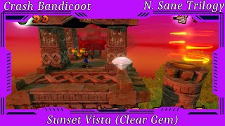 Crash Bandicoot N Sane Trilogy  Sunset Vista Clear Gem [upl. by Edwards58]