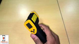 Hindi SEAMAC LCD Digital Temperature Gun NonContact IR Laser Thermometer DT380 [upl. by Cockburn]