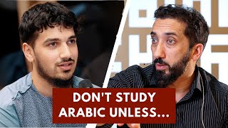 The Best Way to Learn Arabic amp Quran Study Motivation  QampA 3 with Nouman Ali Khan [upl. by Kaycee]