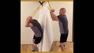 Scapular movement strengthening amp abdominal crunches strengthcoach exerciseideas homefitness [upl. by Dreddy]