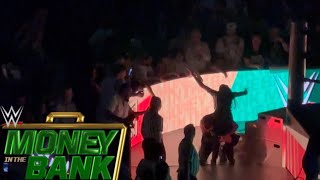 CM Punk attacks referees OFF AIR UNSEEN FOOOTAGE WWE MITB 7624 [upl. by Annunciata]