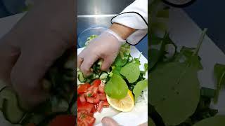 Fattoush salid arabic viralvideo saladrecipe [upl. by Hagi]