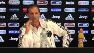 Allegri si sfoga su Dybala  Giornata 9  Serie A TIM 201516 [upl. by Arikahs895]