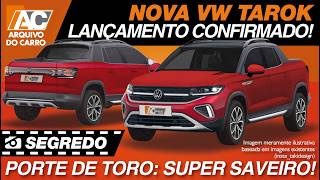 SEGREDO VW TAROK SERÁ PICAPE DO TCROSS SUPER SAVEIRO CHEGARÁ PARA BRIGAR COM TORO [upl. by Amadas416]