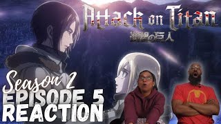 Anime Virgins watch Attack on Titan 2x5  quotHistoriaquot Reaction [upl. by Eliath587]