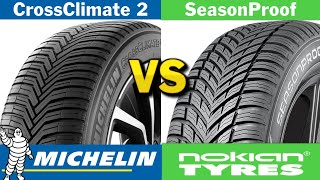 Michelin CrossClimate 2 vs Nokian SeasonProof 2024 Review [upl. by Chrysler]