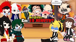 BNHA MHA react Boku no Hero em 10 MINUTOS 😂❤️ BOKU NO HERO MY HERO ACADEMIA [upl. by Zilada769]