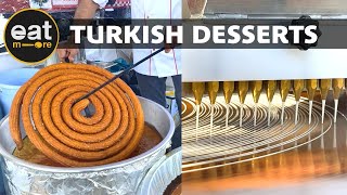 Delicious Ring Dessert  Traditional Turkish Desserts  Turkish Food Festival [upl. by Asikal236]