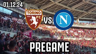 TORINO vs NAPOLI PREGAME Inno Formazioni Cairo VATTENE [upl. by Leschen730]