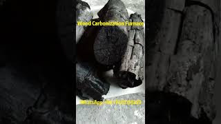 Turning Wood into Charcoal Inside a HighEfficiency Wood Carbonization Furnacecharcoal coal [upl. by Nafri407]