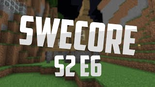 Minecraft Swecore  S2E6  Huset är klart  Grottan [upl. by Lecirg]